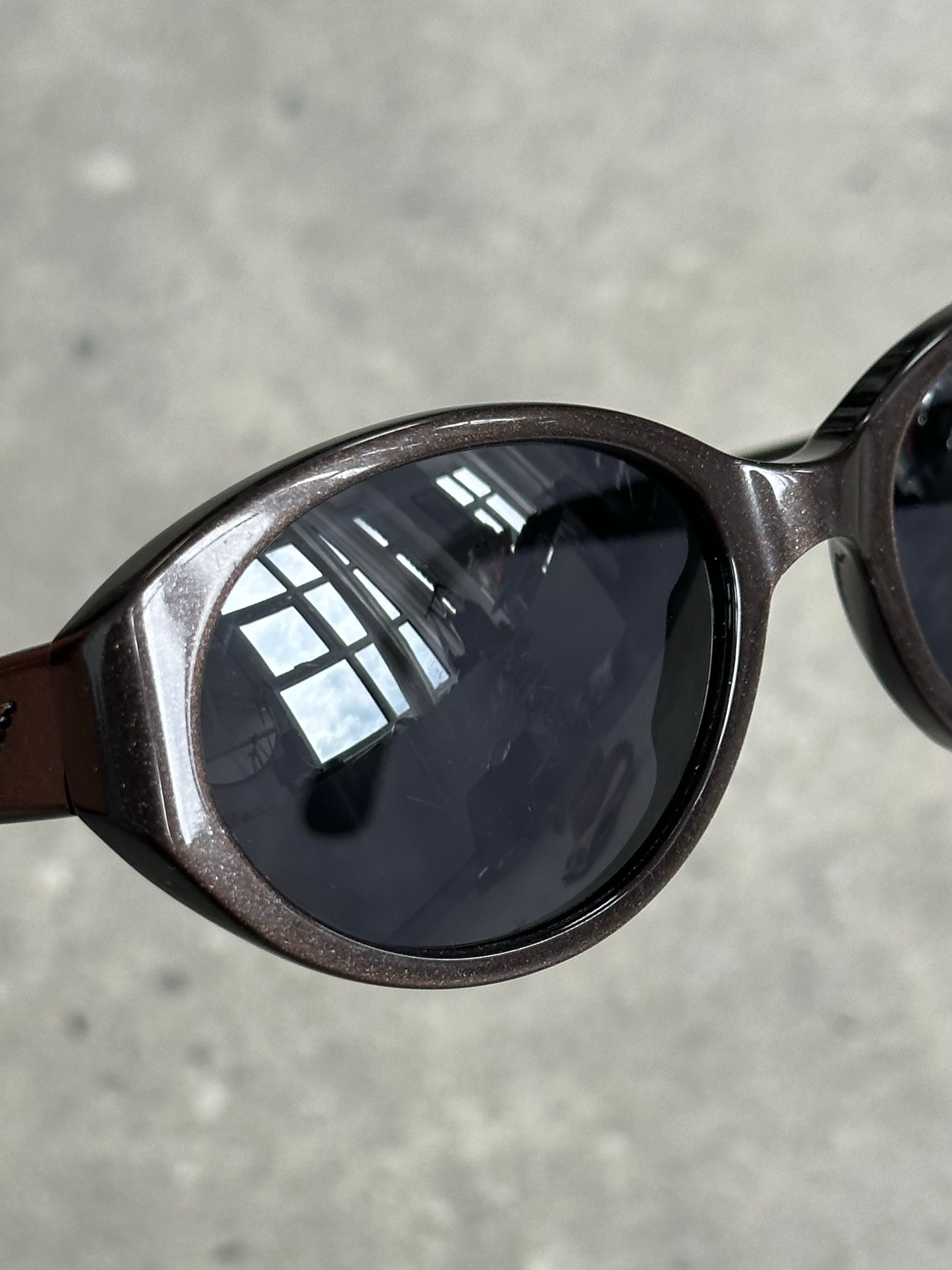 Armani 1990s Oval Logo Sunglasses