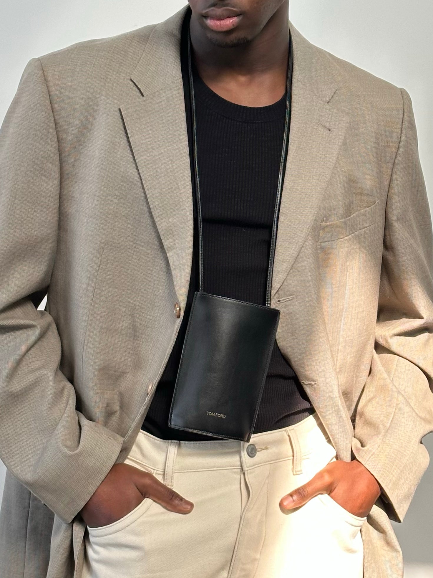 Tom Ford 2000s Leather Crossbody Bag