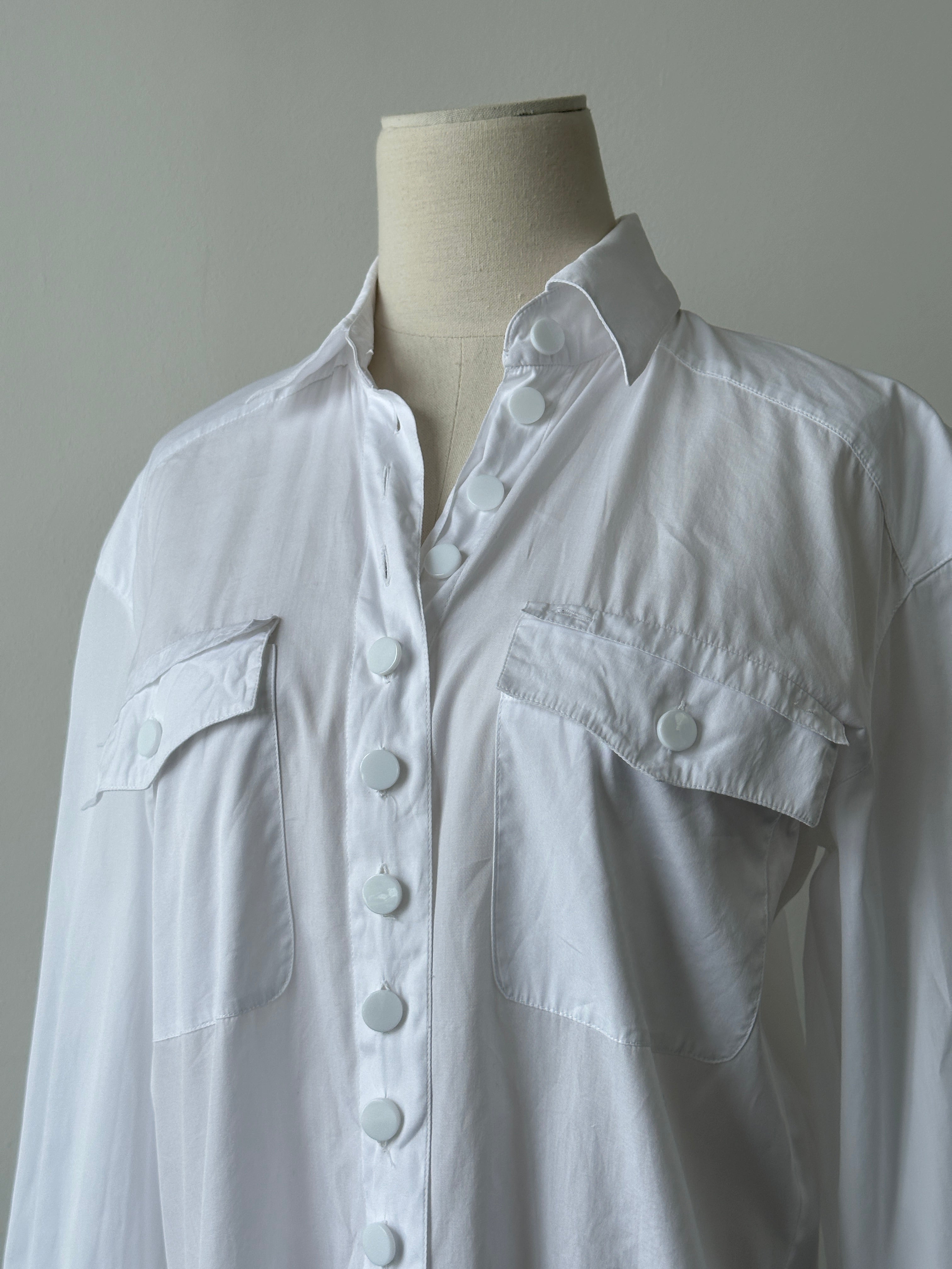 Escada By Margaretha Ley 1990s Pure Cotton Shirt - S
