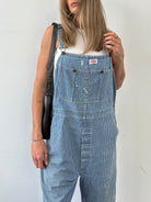 Dickies Pinstripe Pure Cotton Dungarees - M/L - SYLK