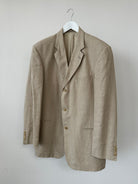 Hugo Boss Boxy Pure Linen Single Breasted Blazer - XL - SYLK
