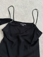 Armani Exchange 2000s Mulberry Silk Slip Dress - M - SYLK