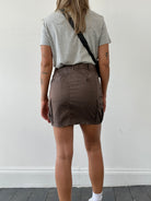 Closed Cargo Pure Cotton Mini Skirt - W30 - SYLK