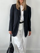 Jaeger Silk Linen Single Breasted  Blazer - 40R/M - SYLK