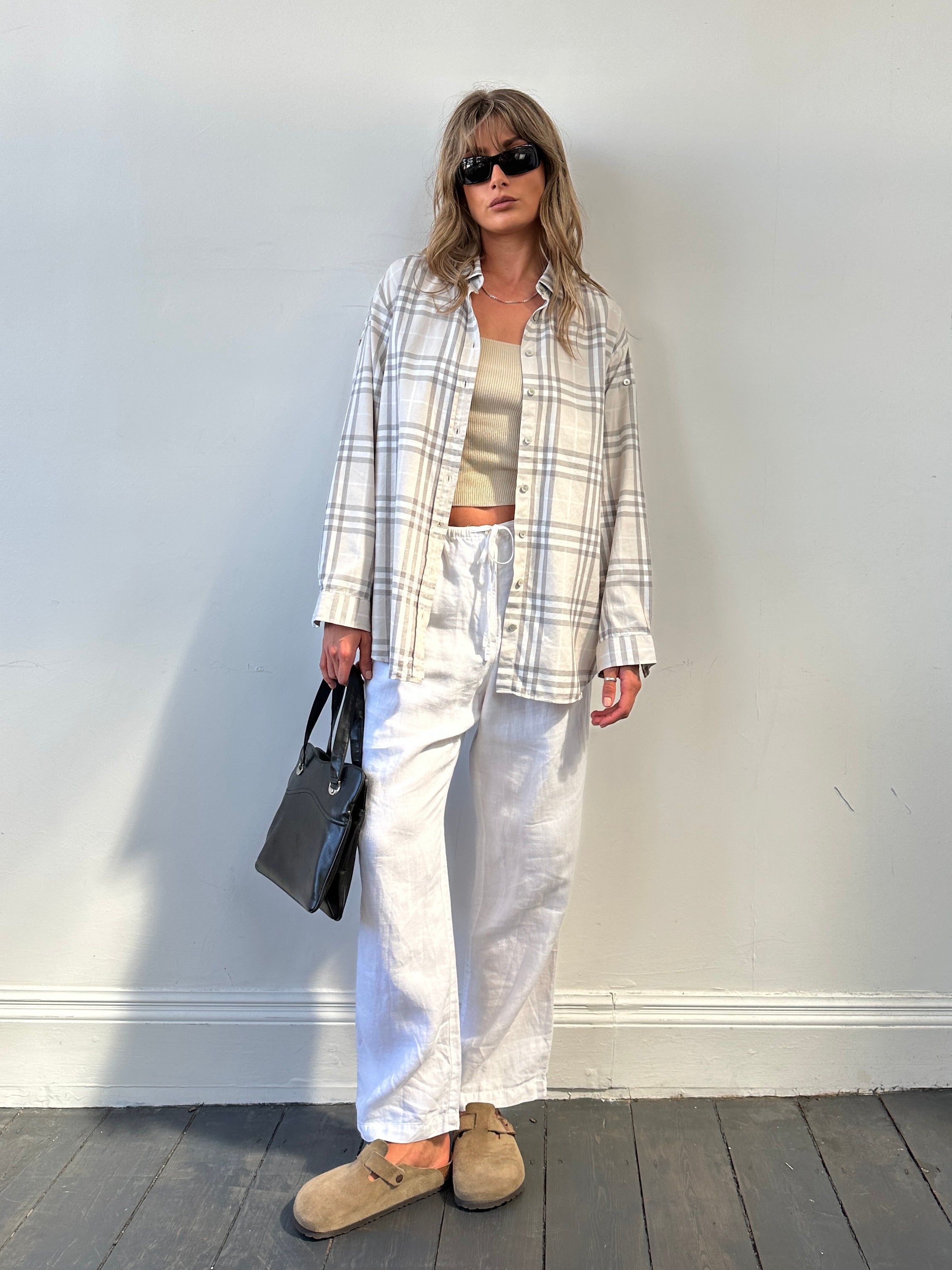 Burberry London Check Cotton Shirt - L - SYLK