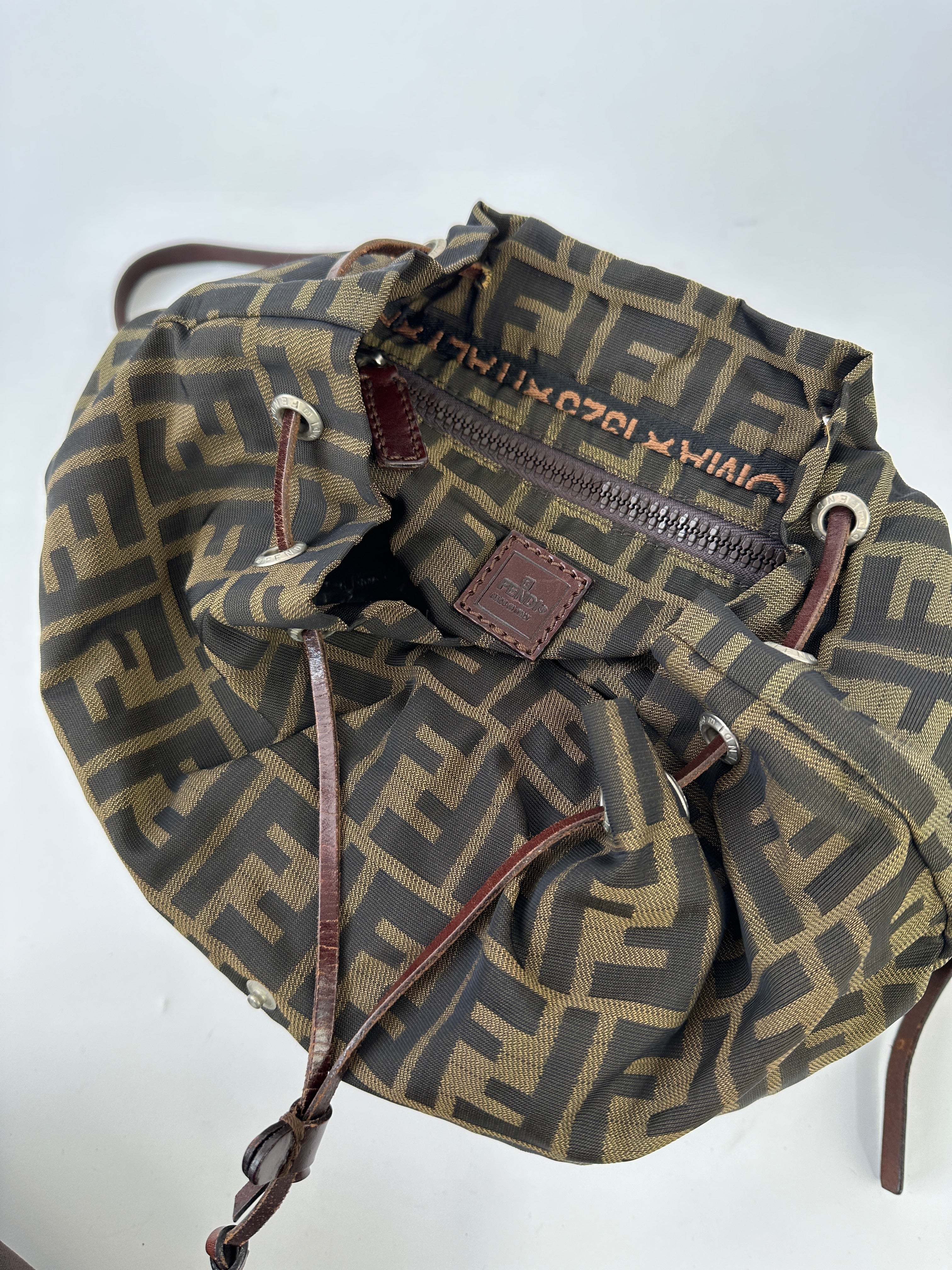 Fendi Zucca FF Monogram Rucksack - SYLK