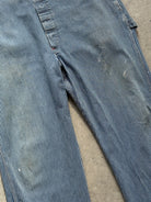 Dickies Pinstripe Pure Cotton Dungarees - M/L - SYLK