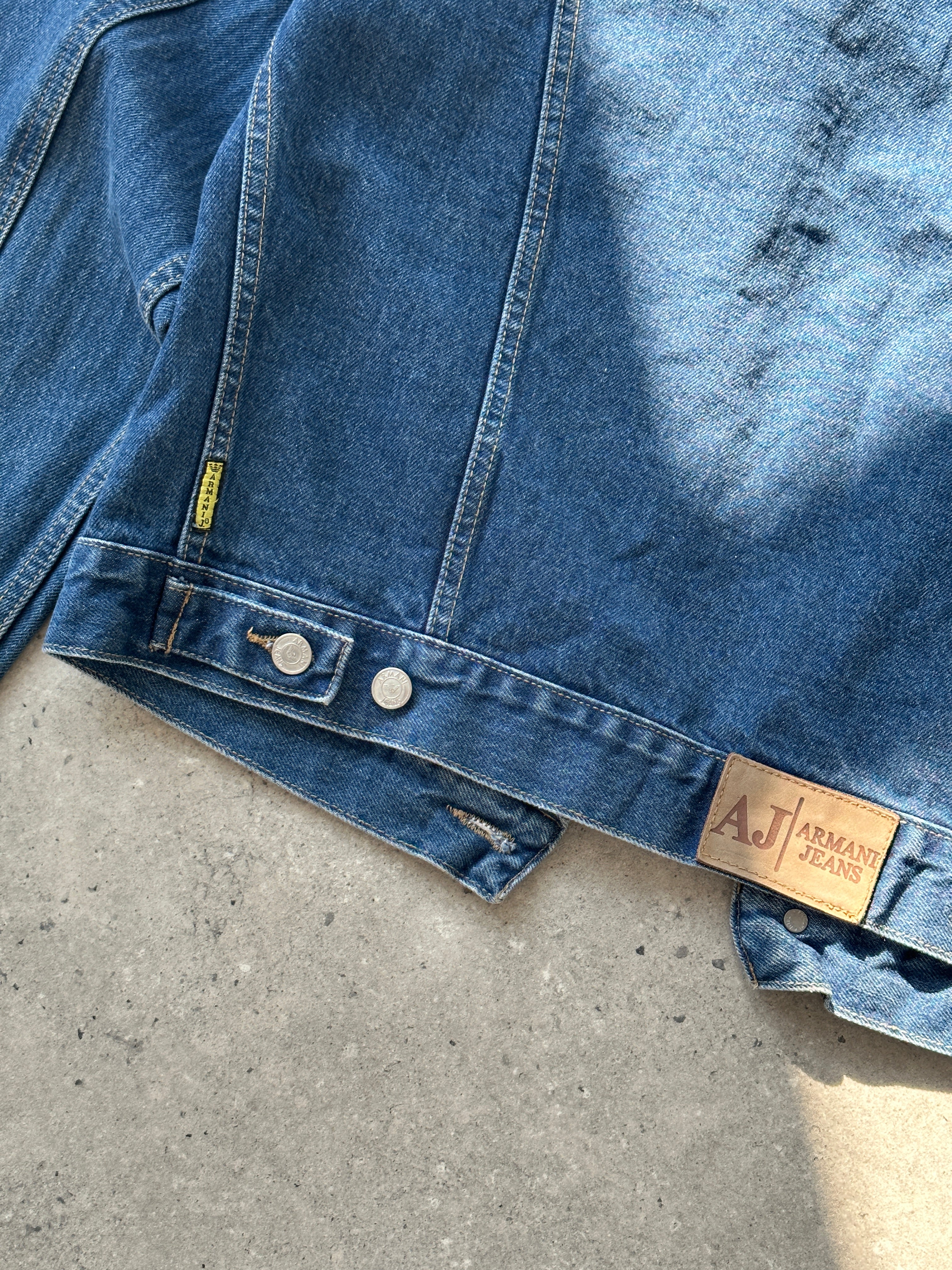 Armani Jeans Mid Wash Denim Jacket - M - SYLK