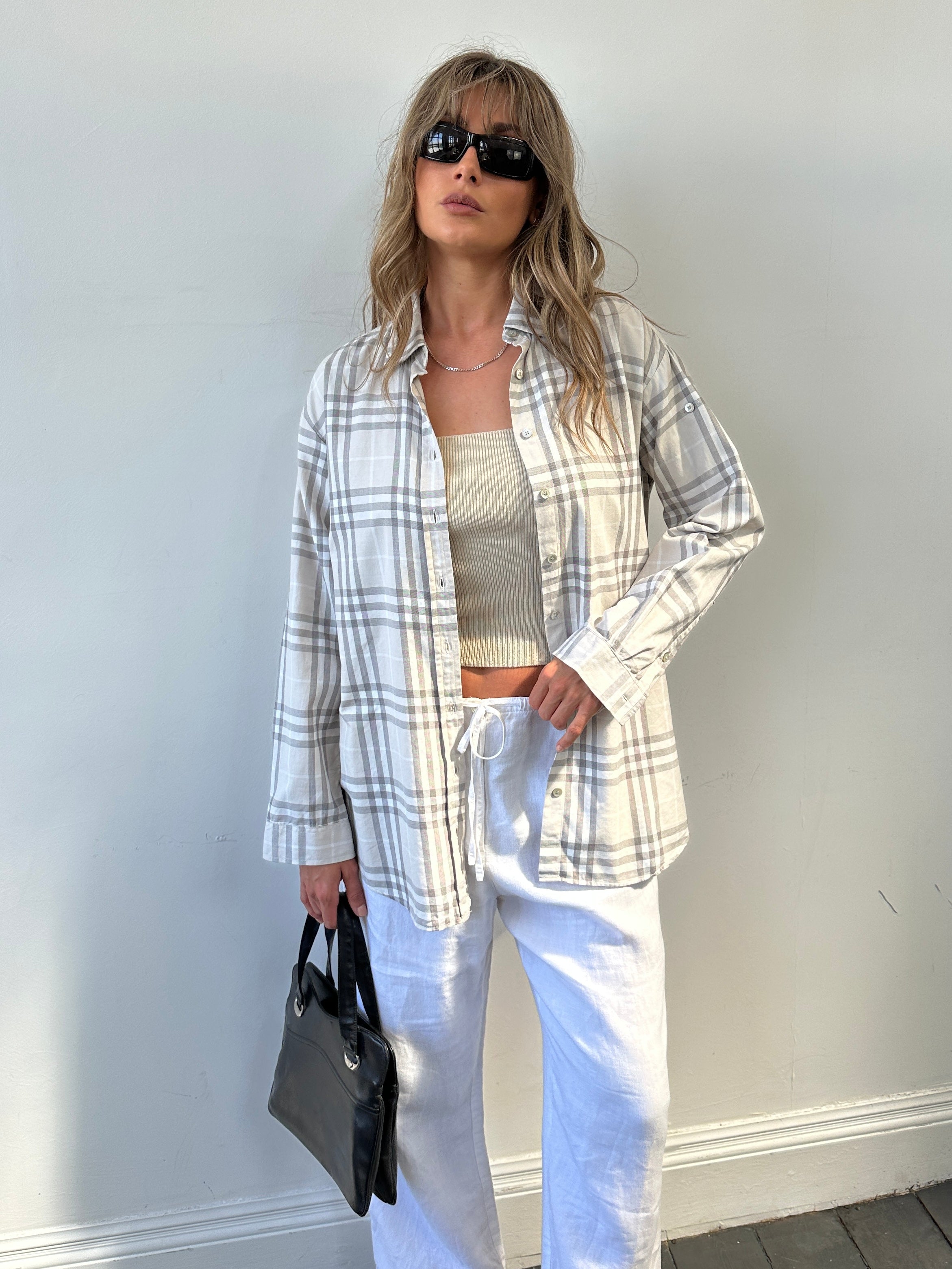 Burberry London Check Cotton Shirt - L - SYLK