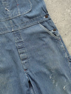 Dickies Pinstripe Pure Cotton Dungarees - M/L - SYLK