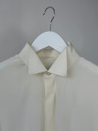 Italian Vintage Silk Flowy Double Collar Dress Shirt - M/L - SYLK