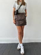 Closed Cargo Pure Cotton Mini Skirt - W30 - SYLK