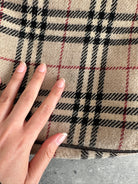 Burberry Nova Check Wool Shoulder Bag - SYLK