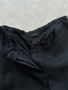 Jaeger Linen Wide Leg Elasticated Trousers - W28-32 - SYLK