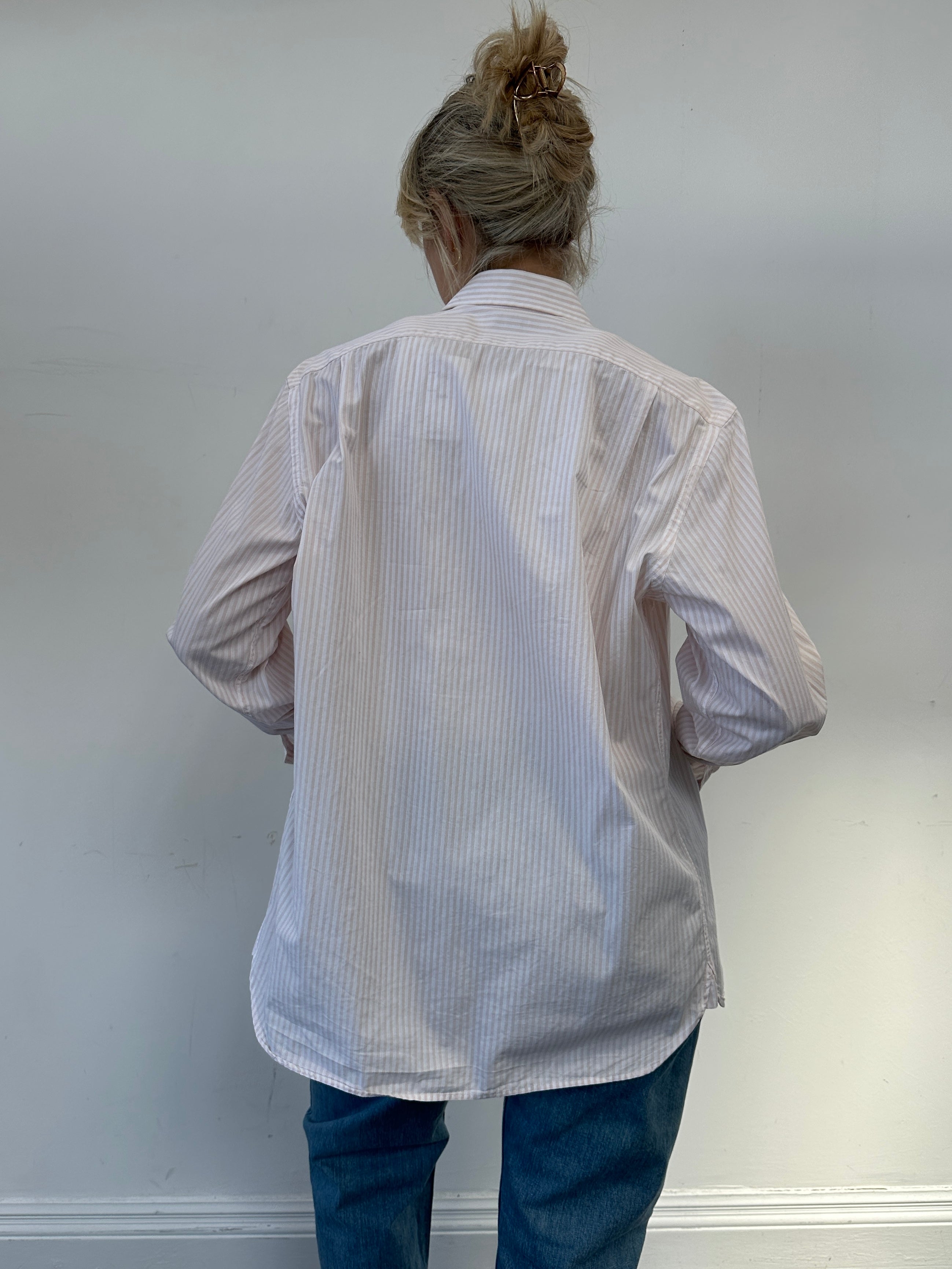 Burberry London Stripe Pure Cotton Dress Shirt - S - SYLK