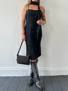 Armani Exchange 2000s Mulberry Silk Slip Dress - M - SYLK