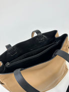 Prada Contrast Leather Tote Bag - SYLK