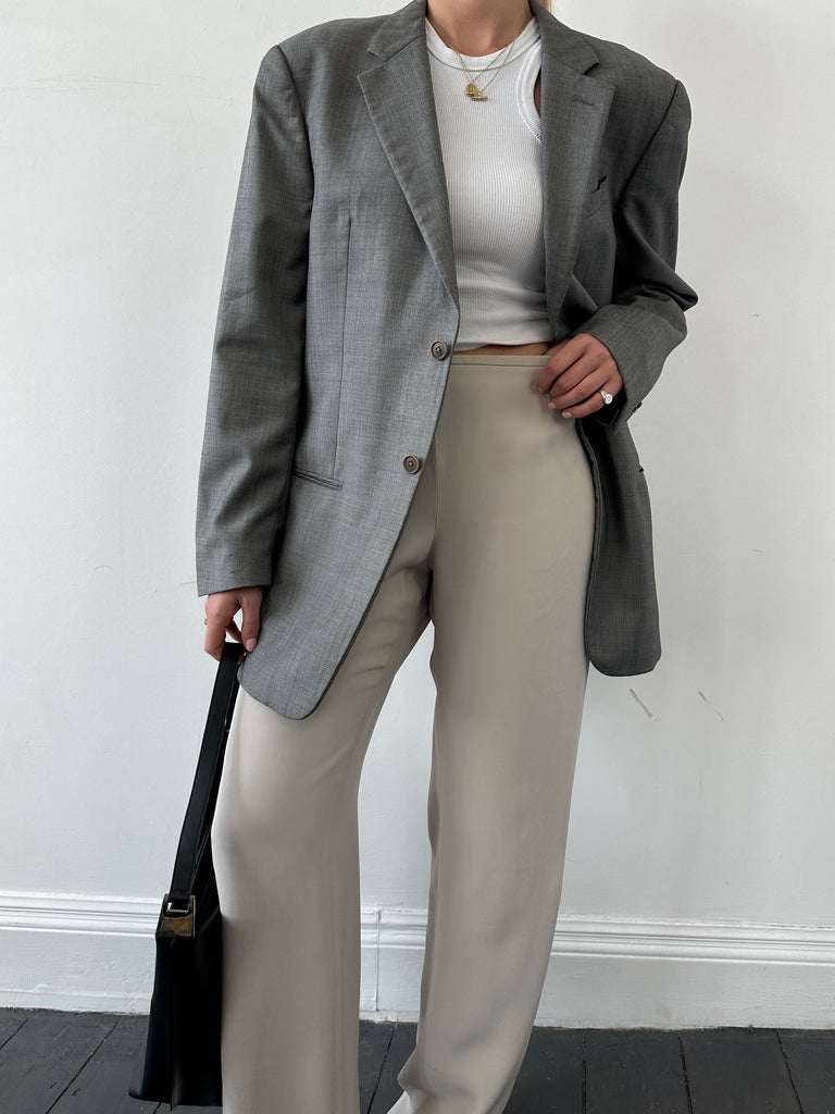 Armani Collezioni Single Breasted Wool Blazer - 42L/XL - SYLK