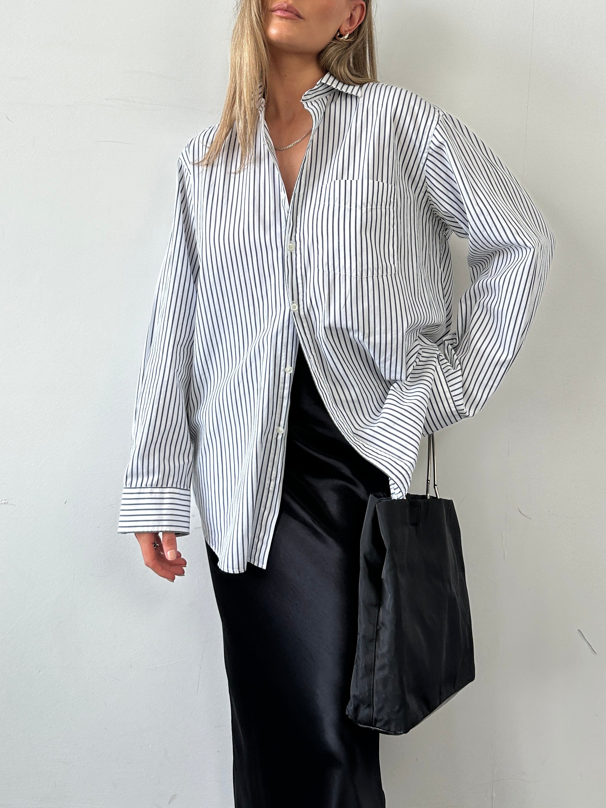 Burberry Stripe Cotton Shirt - L/XL - SYLK