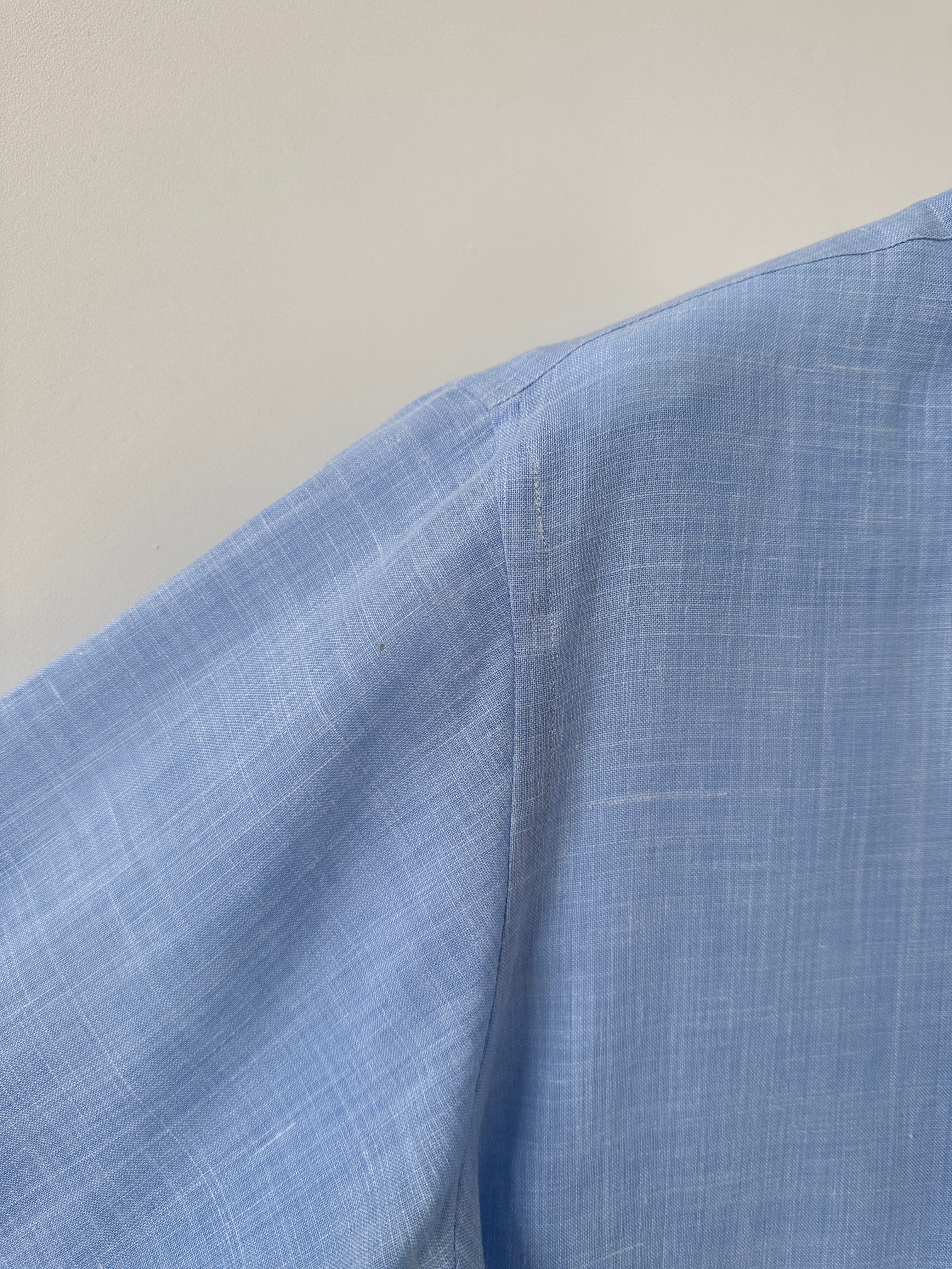 Burberry Linen Blend Lightweight Shirt - XL - SYLK