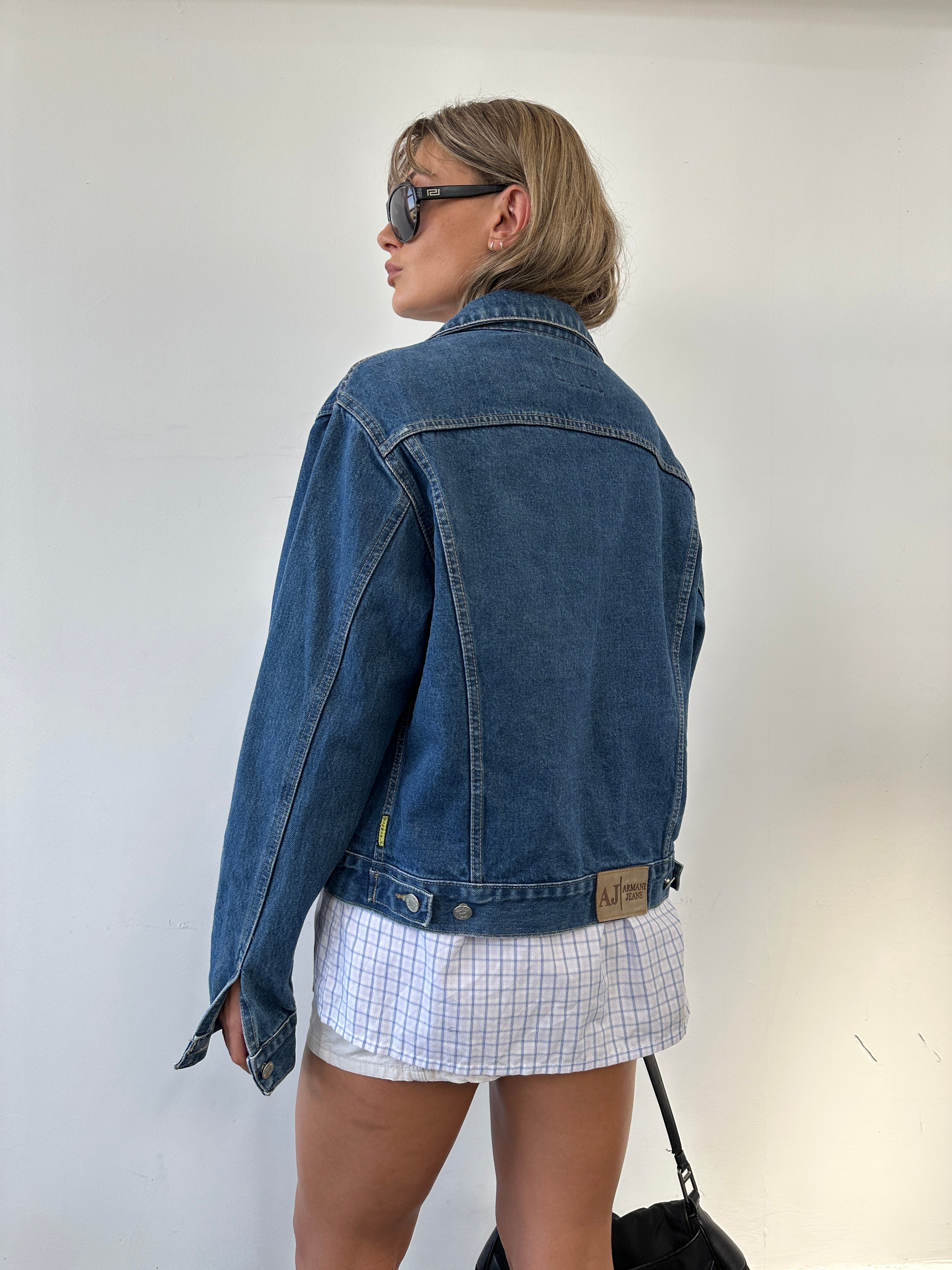 Armani Jeans Mid Wash Denim Jacket - M - SYLK