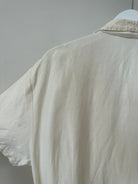 Vintage Silk Linen Maxi Wrap Dress - S/M - SYLK