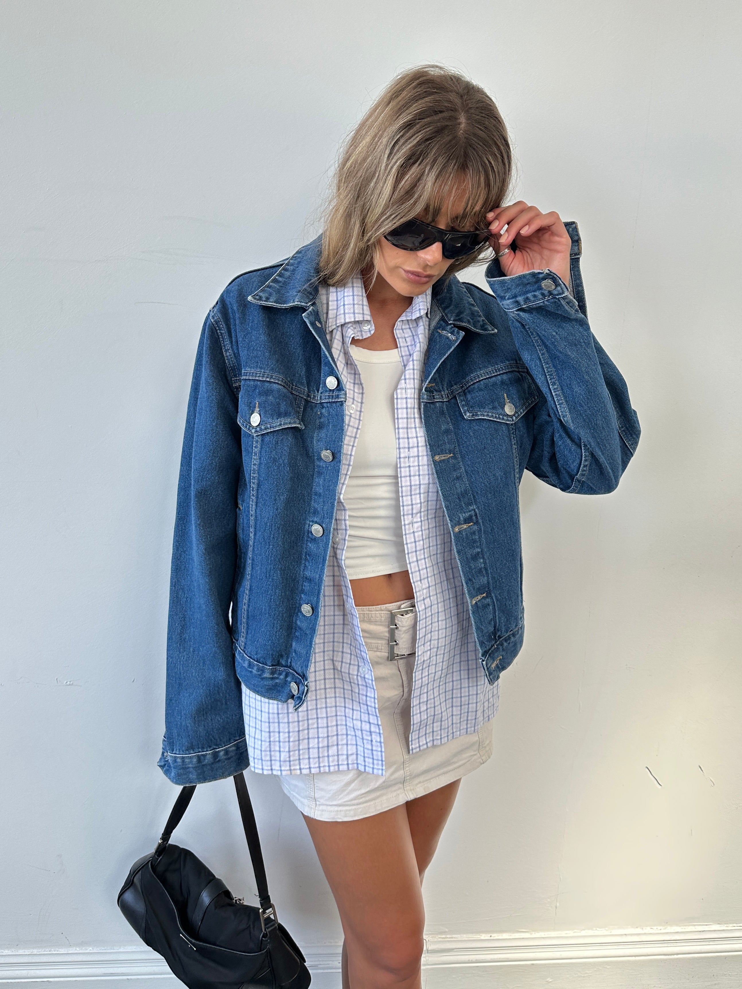 Armani Jeans Mid Wash Denim Jacket - M - SYLK