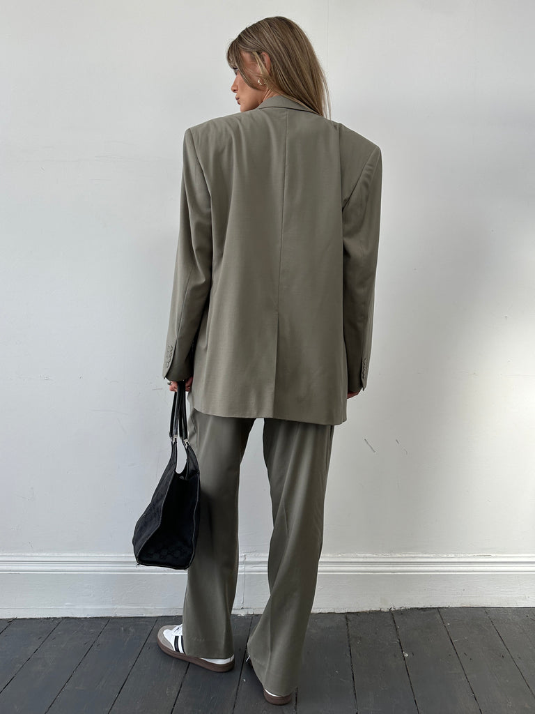 Vintage Wool Single Breasted Suit - 44R/W34 - SYLK