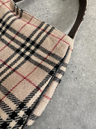 Burberry Nova Check Wool Shoulder Bag - SYLK