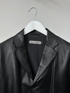 Emporio Armani Leather Blazer Jacket - S - SYLK