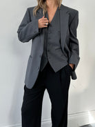 British Vintage Two Piece Blazer Waistcoat Set - M/42 - SYLK