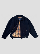 Burberry Wool Nova Check Logo Bomber Jacket - SYLK