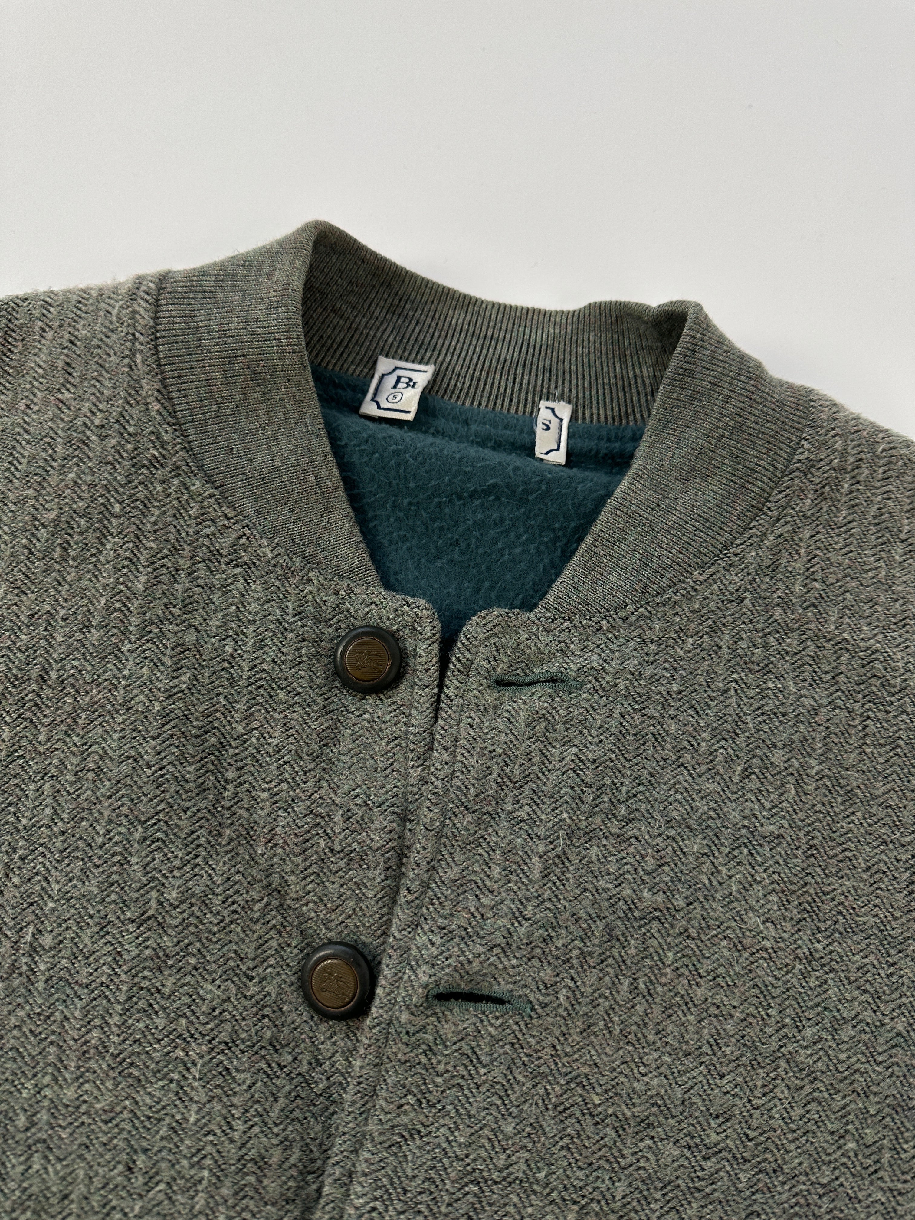 Burberry Embroidery Logo Wool Bomber Jacket - SYLK