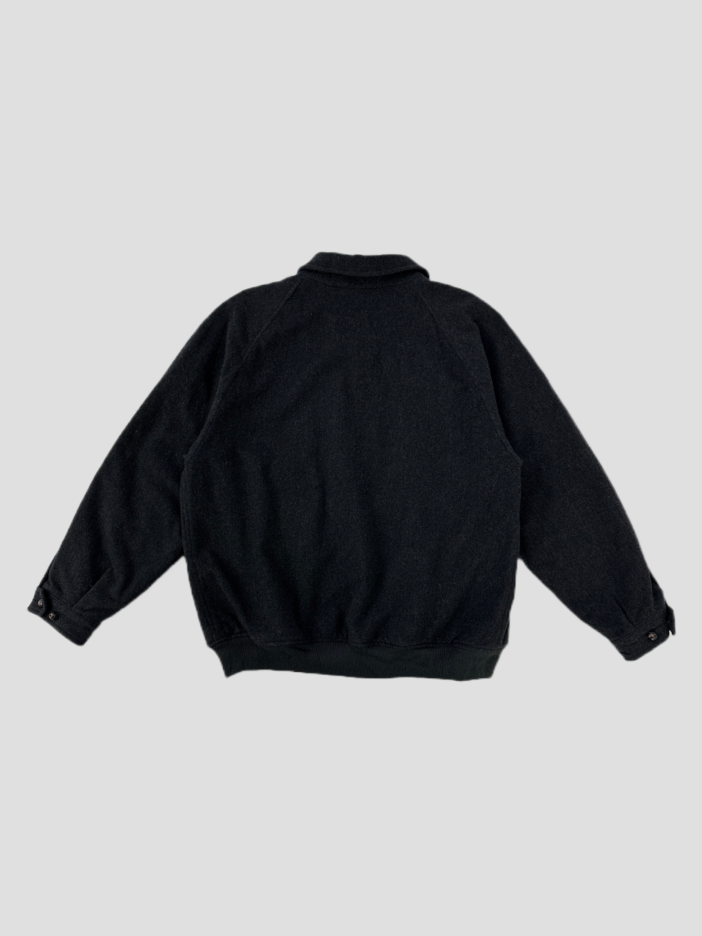 Burberry Hamilton Nova Check Logo Wool Cashmere Bomber Jacket - SYLK