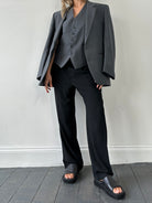 British Vintage Two Piece Blazer Waistcoat Set - M/42 - SYLK