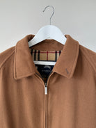 Burberry Wool Nova Check Logo Bomber Jacket - SYLK