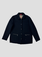 Burberry Nova Check Knitted Wool Jacket - SYLK