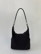 Gucci GG Monogram Hobo Canvas Shoulder Bag - SYLK