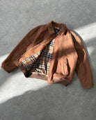 Burberry Wool Nova Check Logo Bomber Jacket - SYLK