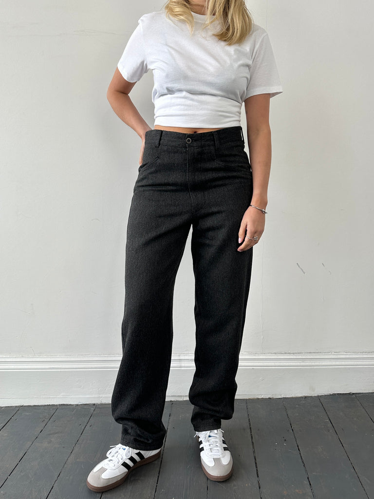 Armani Jeans Twill Tapered Leg Trousers - W30 - SYLK
