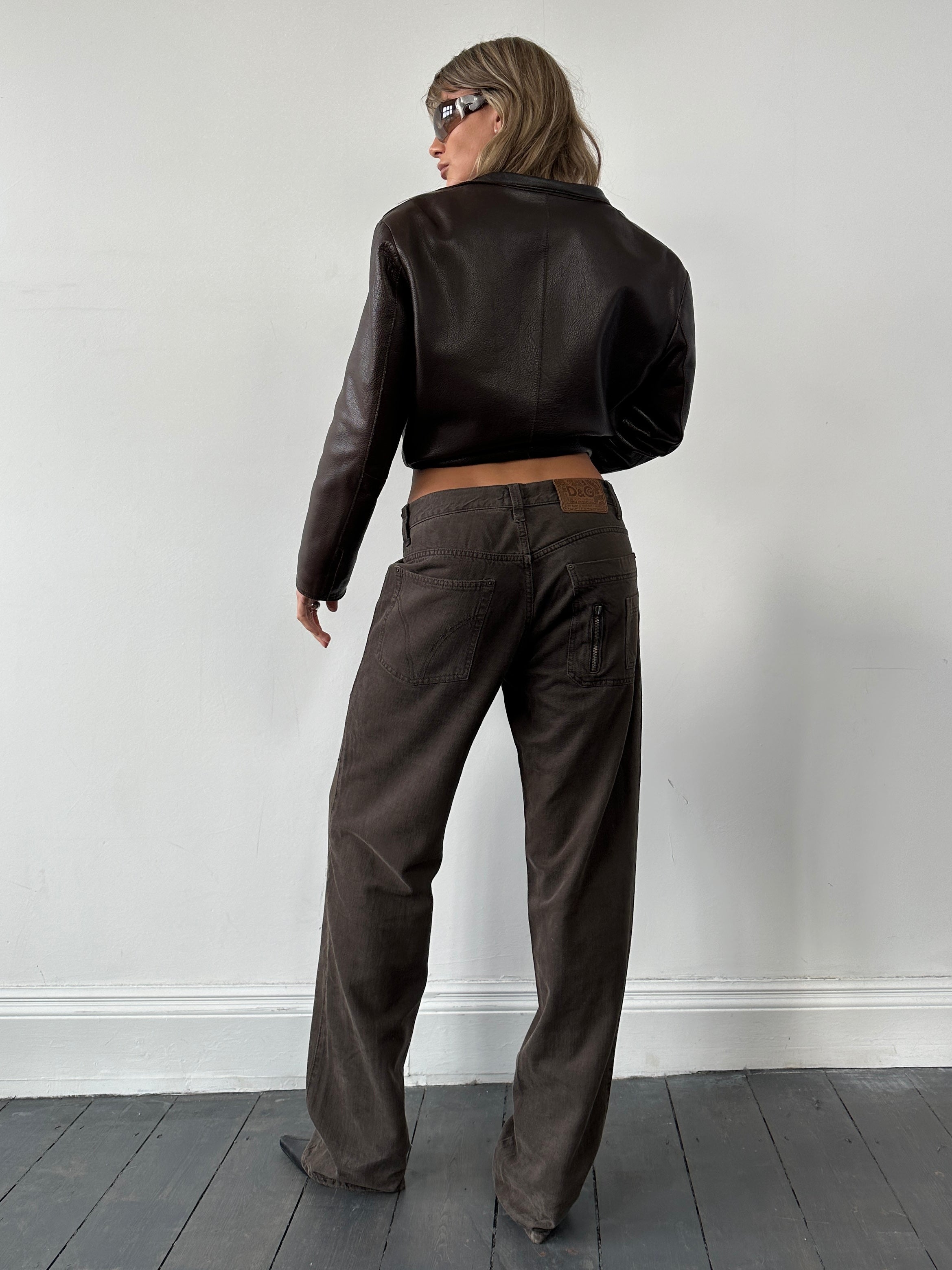 Dolce & Gabbana 90s Denim Straight Leg Mid Rise Jeans - W34 - SYLK