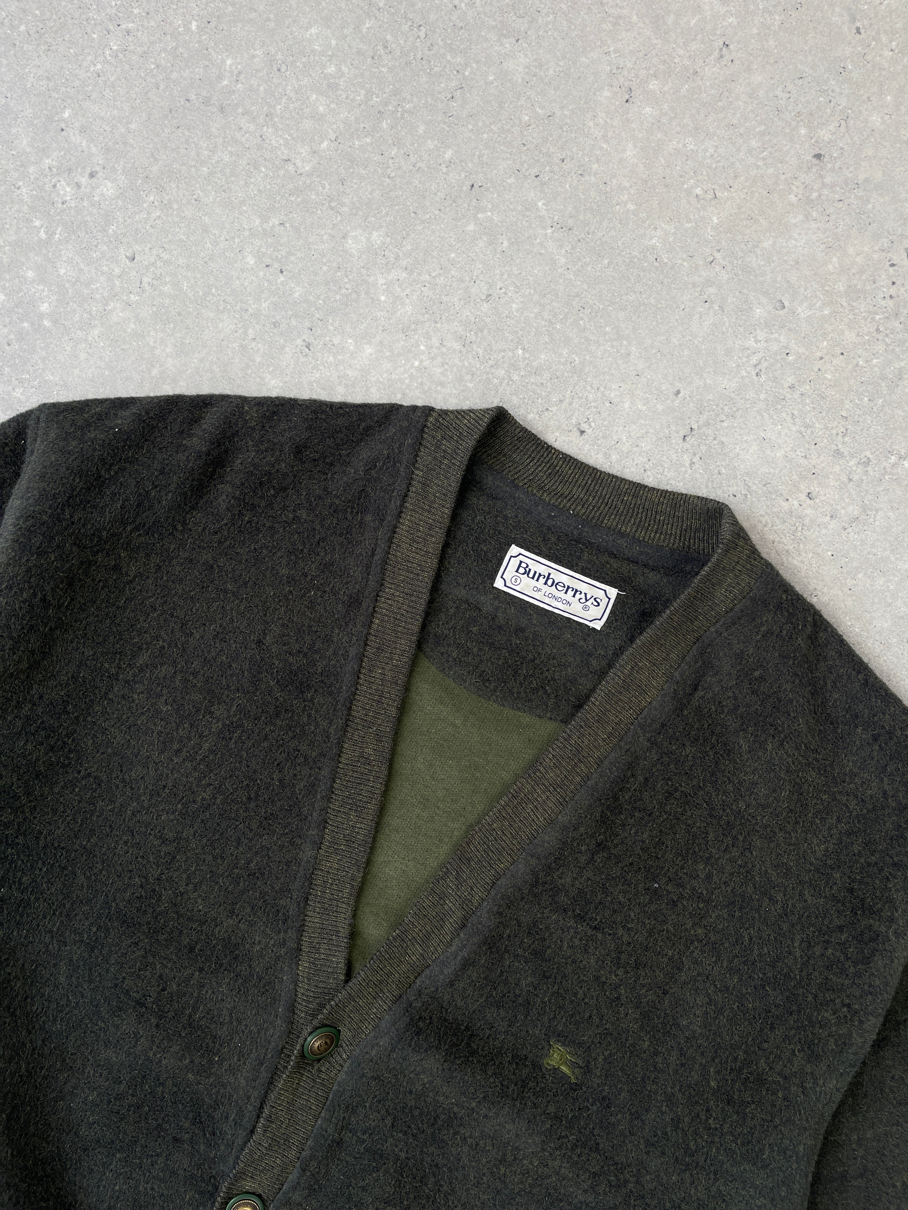 Burberry Wool Logo Cardigan - SYLK