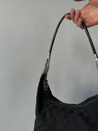 Gucci GG Monogram Hobo Canvas Shoulder Bag - SYLK