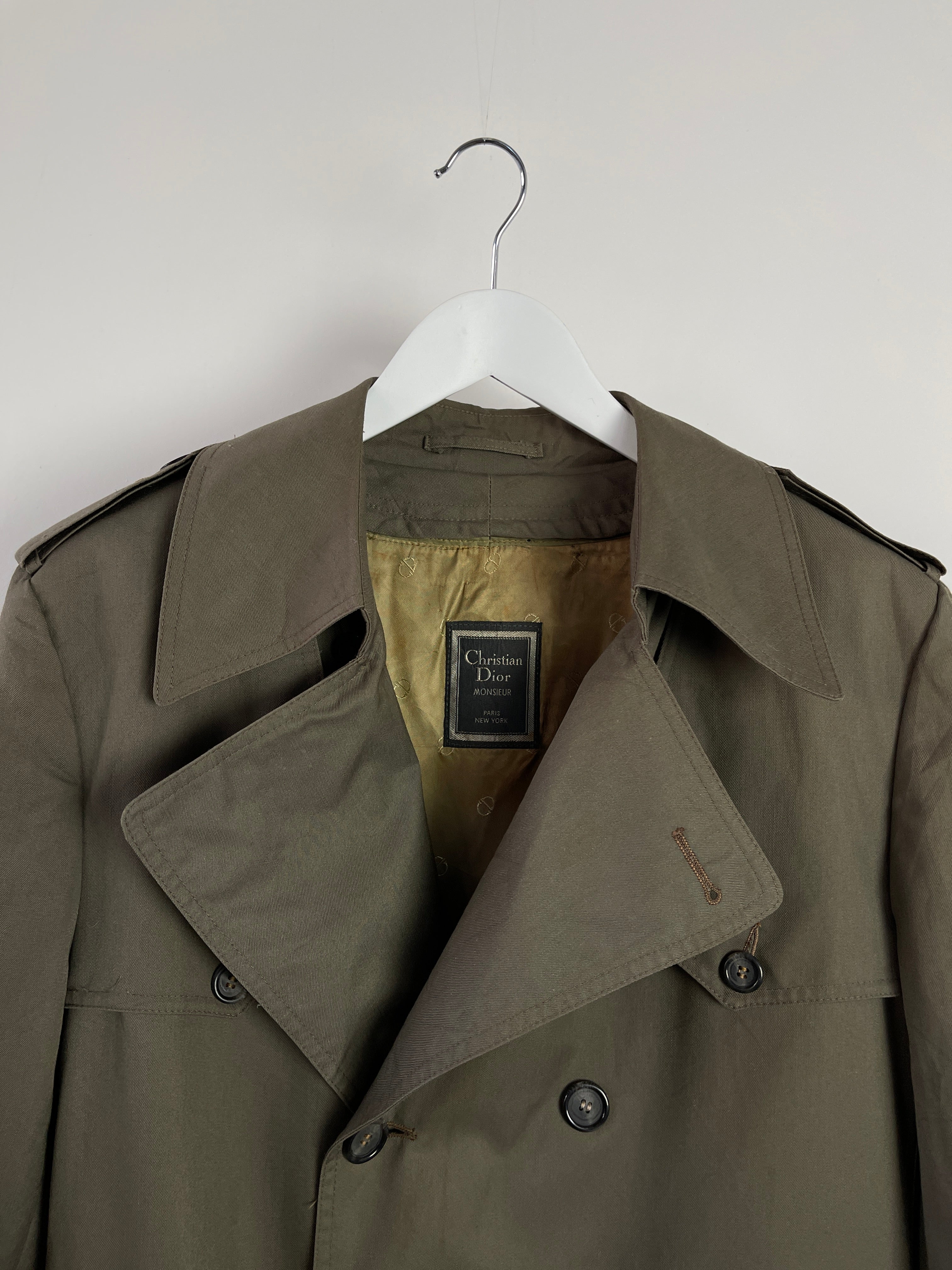 Vintage christian dior monsieur trench coat Clearance