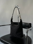 Gucci GG Monogram Hobo Canvas Shoulder Bag - SYLK