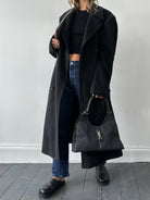 Hugo Boss Belted Virgin Wool Coat - XL - SYLK