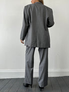 Versace Single Breasted Relaxed Wool Suit - 42/W30 - SYLK