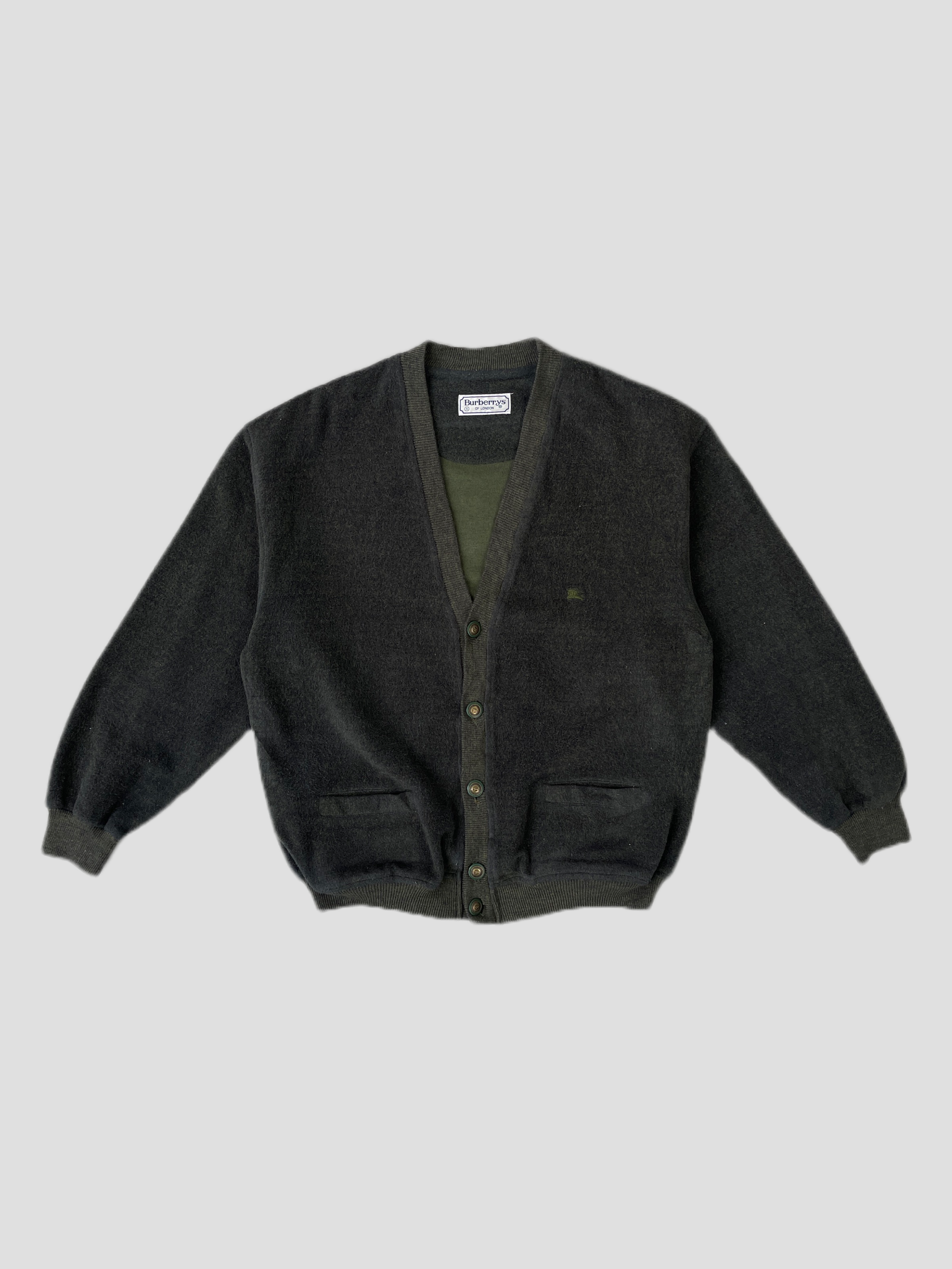 Burberry Wool Logo Cardigan - SYLK